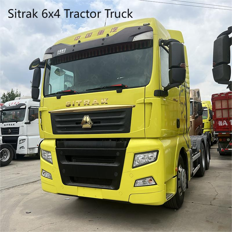 Hot Product Sinotruk Sitrak 6*4 Diesel 540hp Left Hand Diriving Tractor Truck for Russia