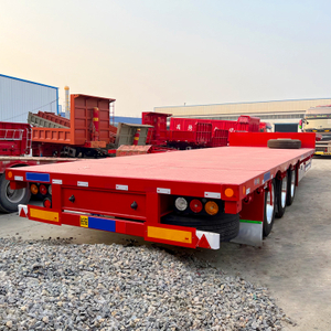 Transport Container New Product 3/4/5Axles 40FT 80Tons Flatbed Semi Trailer for Sale