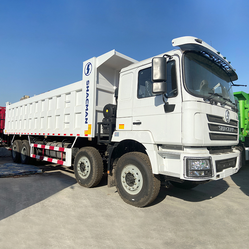 Best Quality Shacman 8*4 Diesel 380/400hp Left Hand Driving Euro 2/3 Dump Truck for Sale