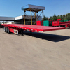 China Hot Product 3/4/5Axles 13/14m 40FT Transport Containers Flatbed Semi Trailer for Sale