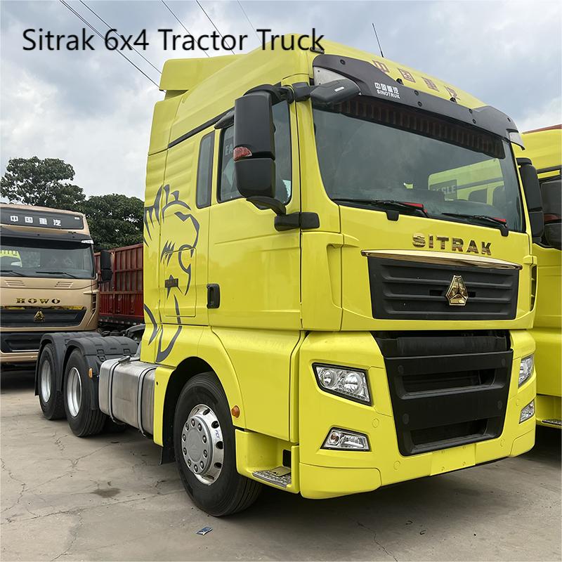 Hot Product Sinotruk Sitrak 6*4 Diesel 540hp Left Hand Diriving Tractor Truck for Russia