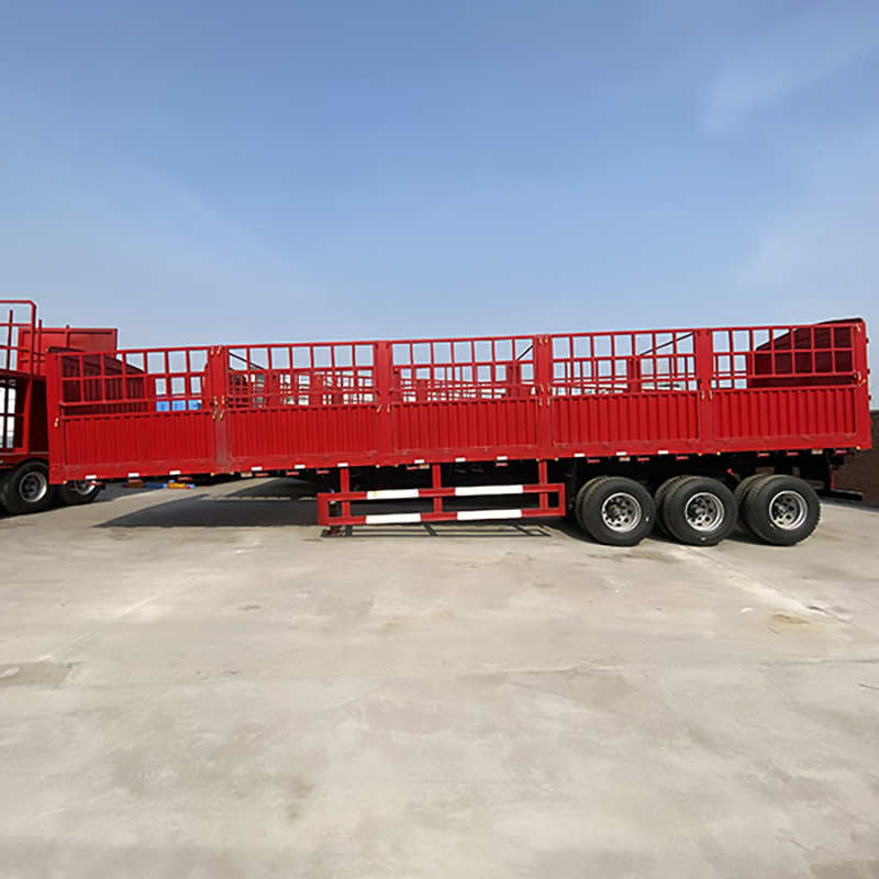 China Brand 3/4/5 Axle Heavy Duty Fence Cargo Trailer Side Wall Semi Trailer for Sale