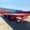 Transport Container New Product 3/4/5Axles 40FT 80Tons Flatbed Semi Trailer for Sale