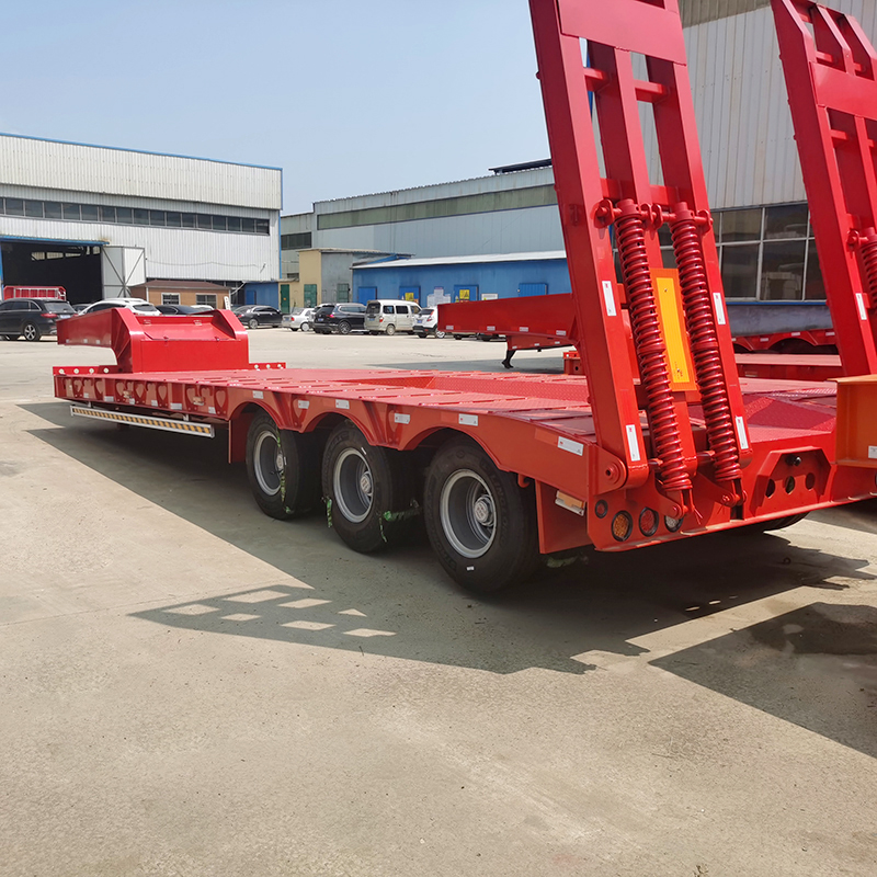 3 Alex 4 Alex Used New Low bed Semi Trailer sale