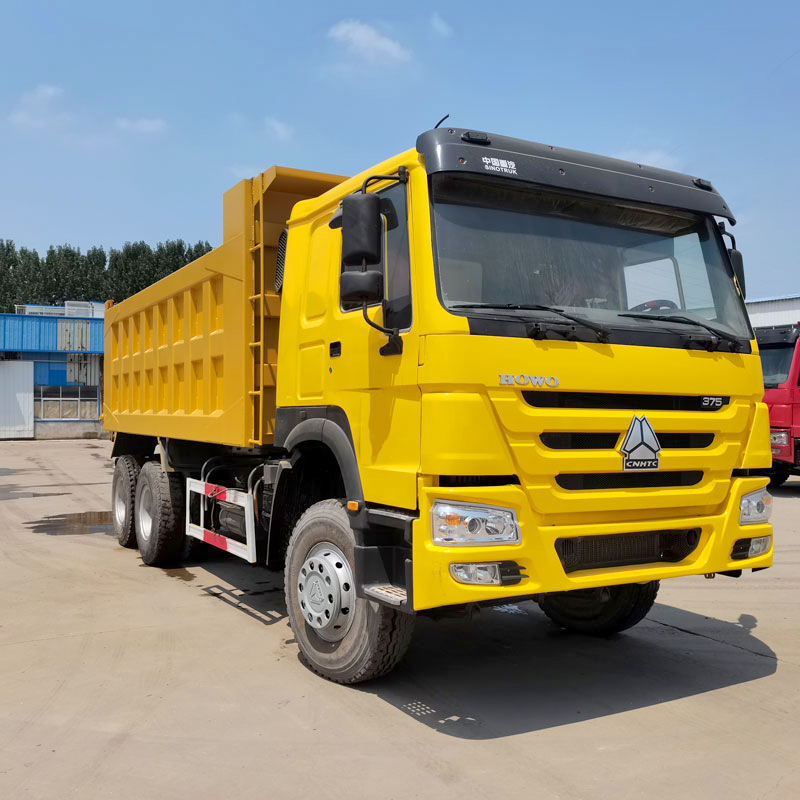 The Used Sinotruk HOWO 375hp Dump Truck 10 Tires Tipper Truck export to Africa