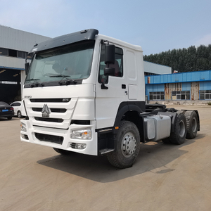 6X4 HOWO diesel tractor truck 10 tires 371 375 hp in good condition