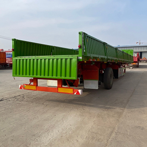 High Quality 2/3/4 Axles 40/50/60FT Side Wall/Bulk Cargo Semi Trailer for Goods Transport