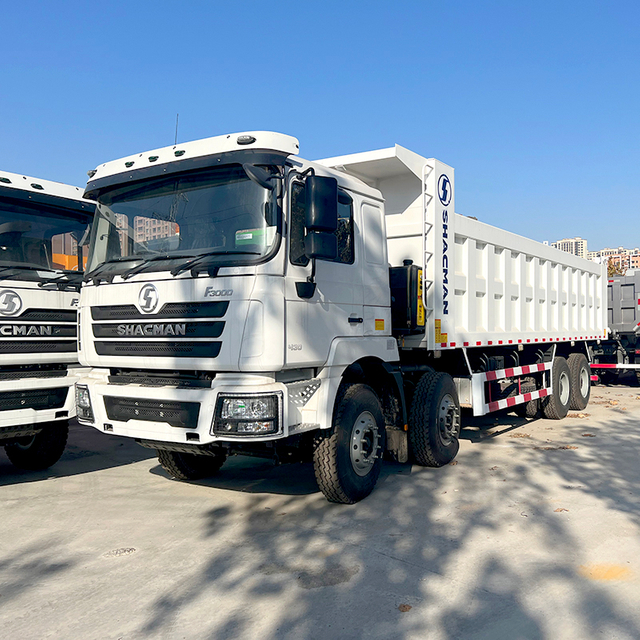 Best Quality Shacman 8*4 Diesel 380/400hp Left Hand Driving Euro 2/3 Dump Truck for Sale