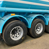 Second Hand 40000L 3 Axles Carbon Steel Oil Fuel Tanker Semi Trailer 