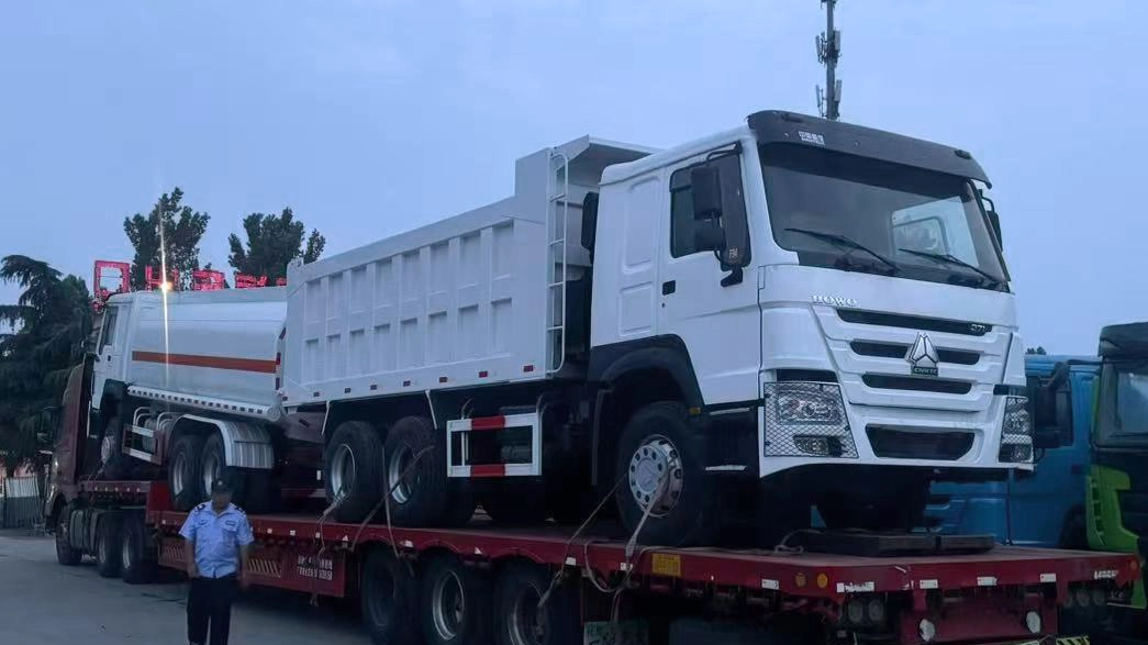 The Second-hand 10 Wheels Dump Truck Is Going To Be Exported To Mozambique