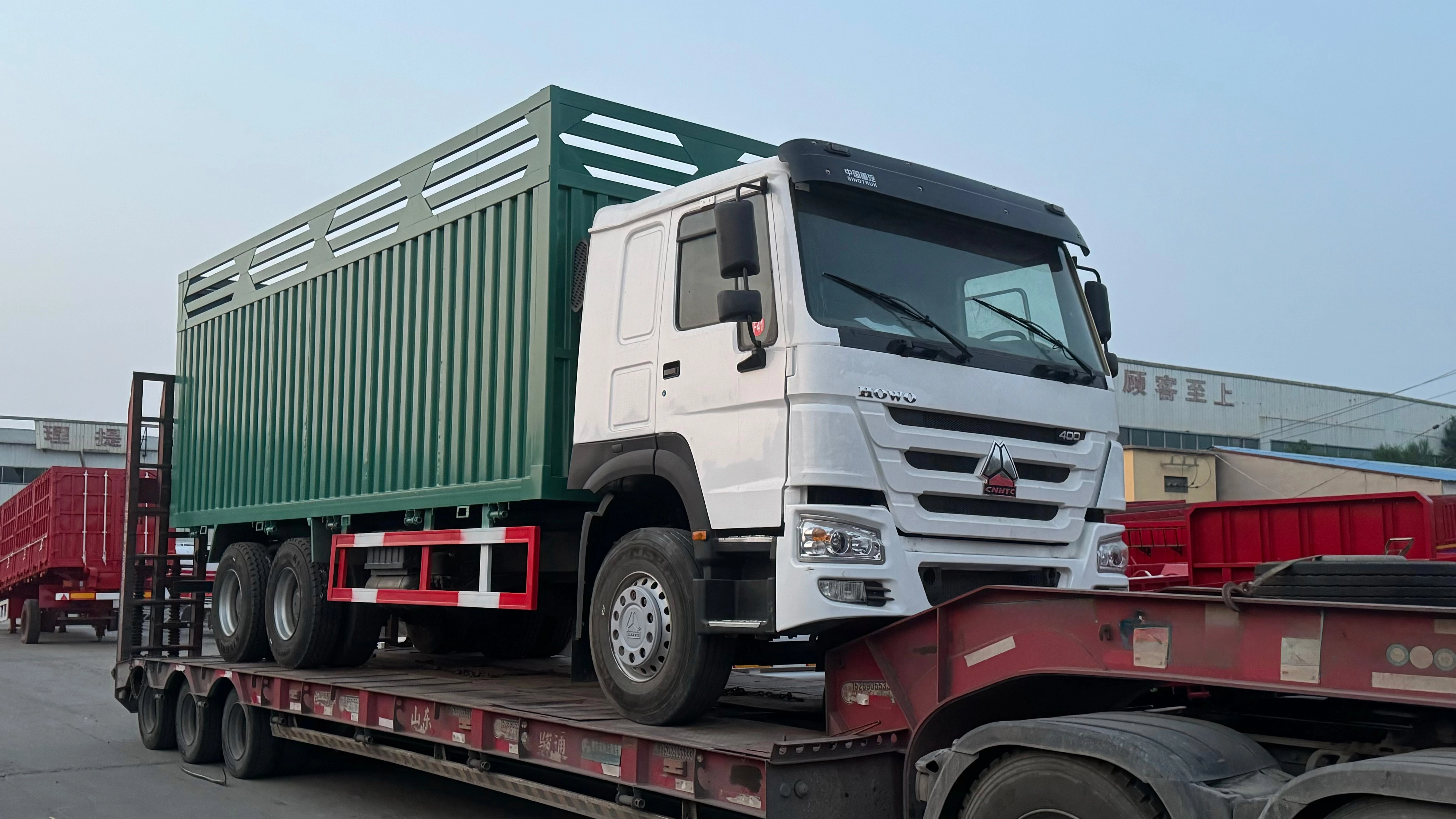 Usde 10 Wheels Howo Cargo Trucks Are Going To Be Exported To Nigeria